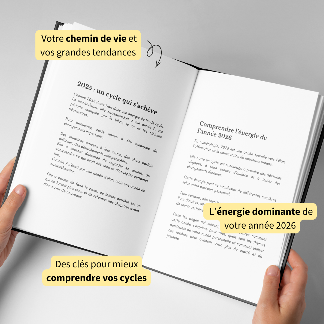 Numerology Book - Analyse numérologique personnalisée de votre année 2026
